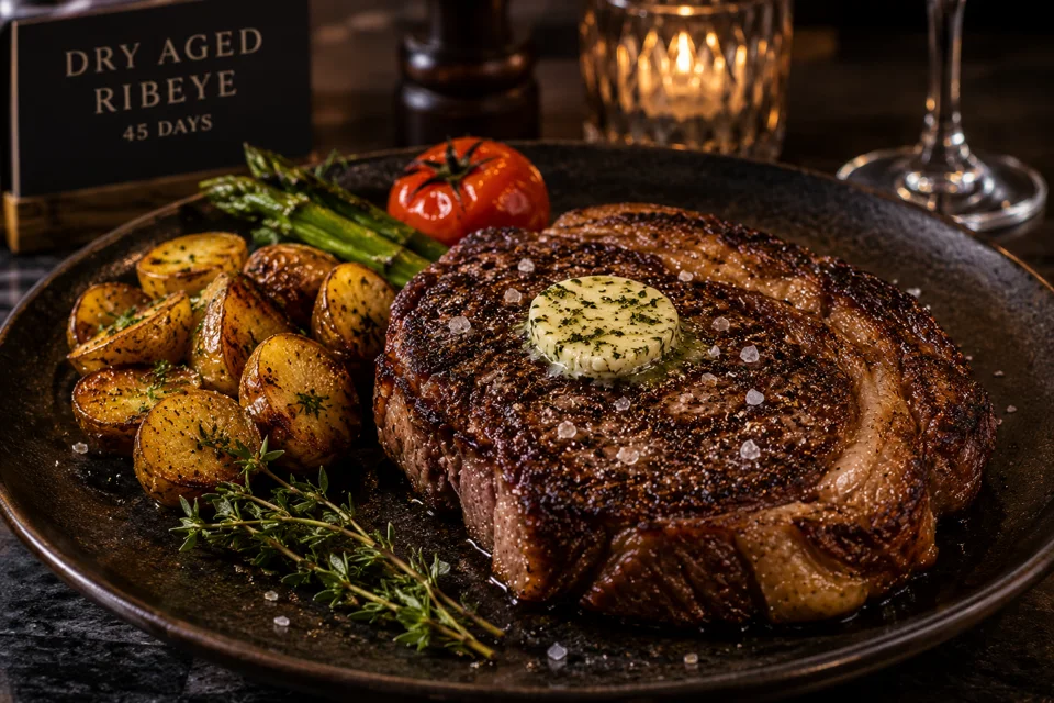 Illustrasjon av Dry Aged Ribeye