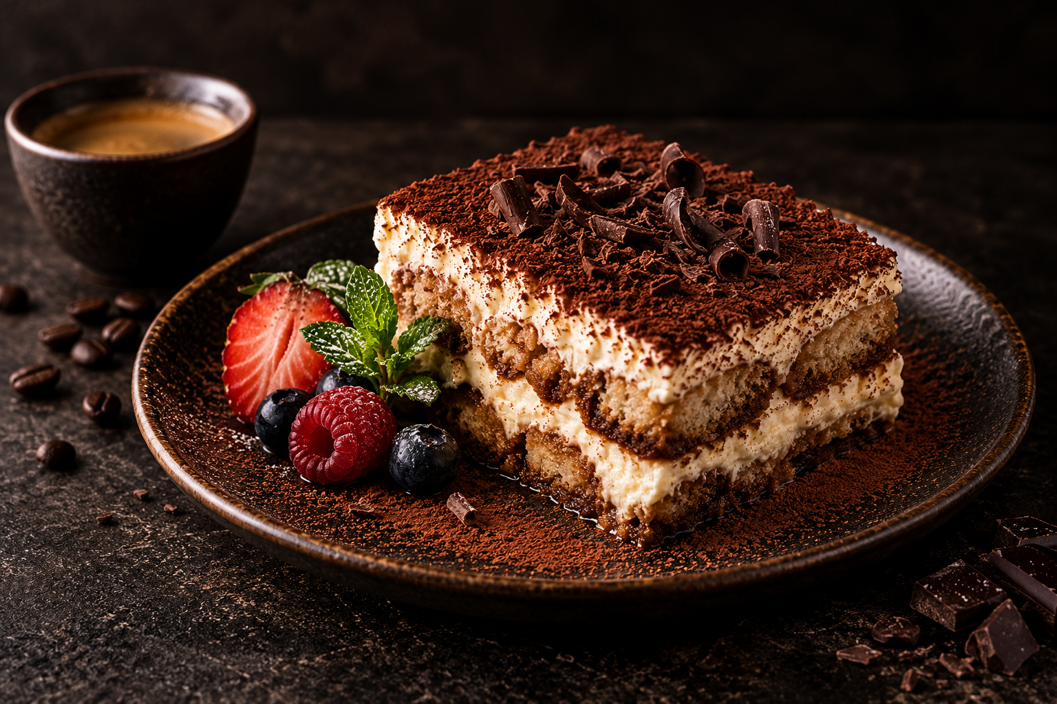 Illustrasjon av The Tiramisu.