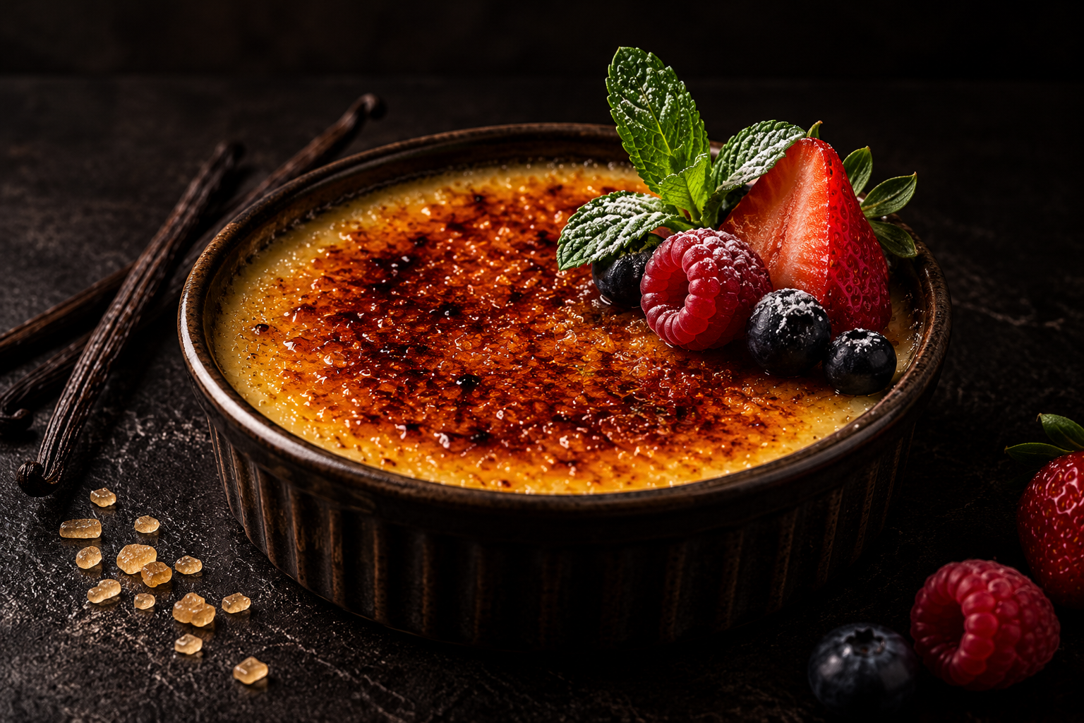 Illustrasjon av The Crème Brûlée.