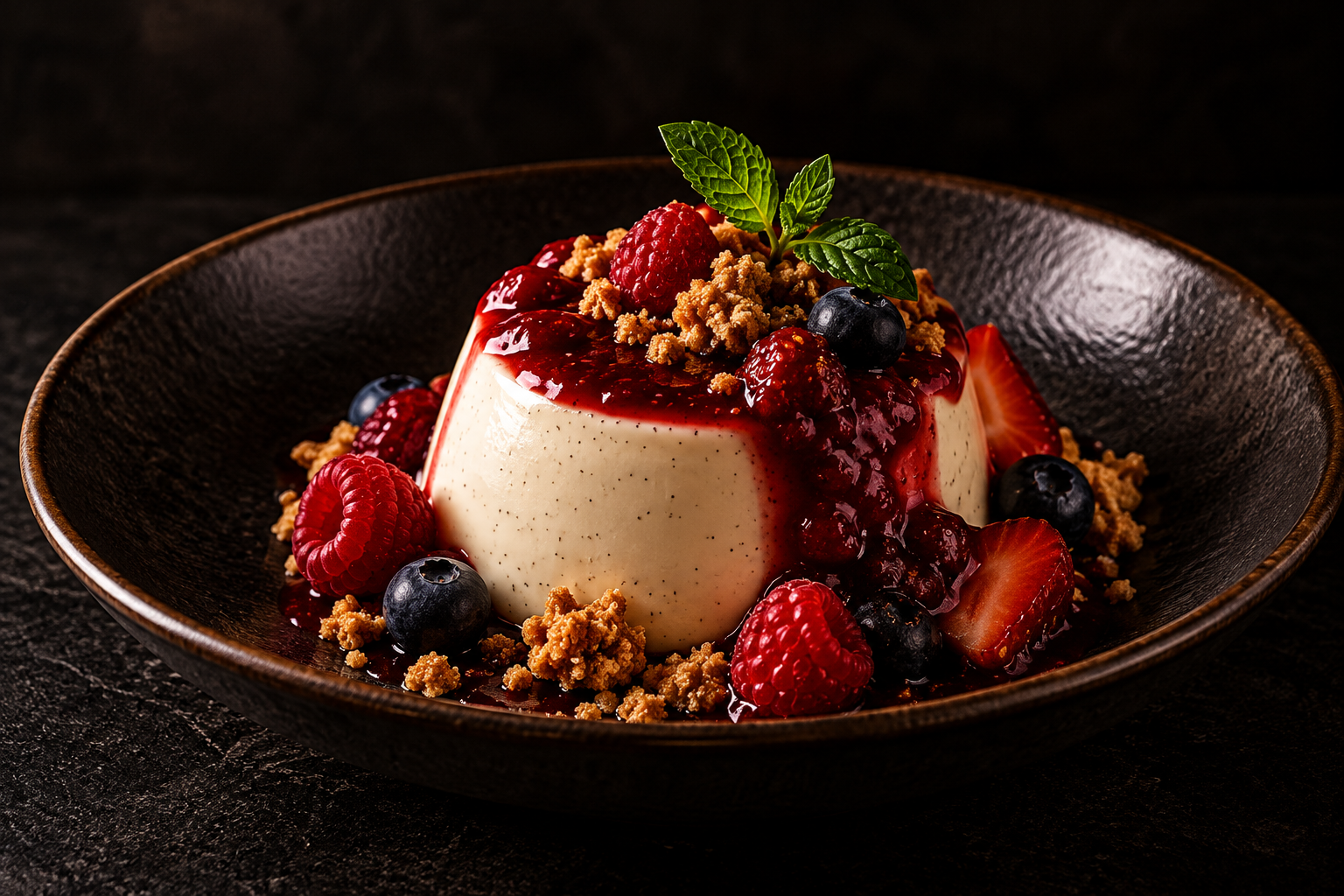 Illustrasjon av The Pannacotta.