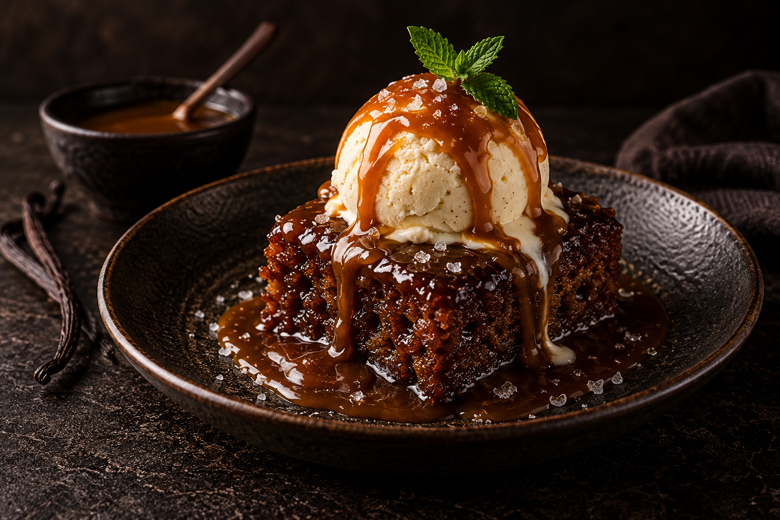 Illustrasjon av The Sticky Toffee.